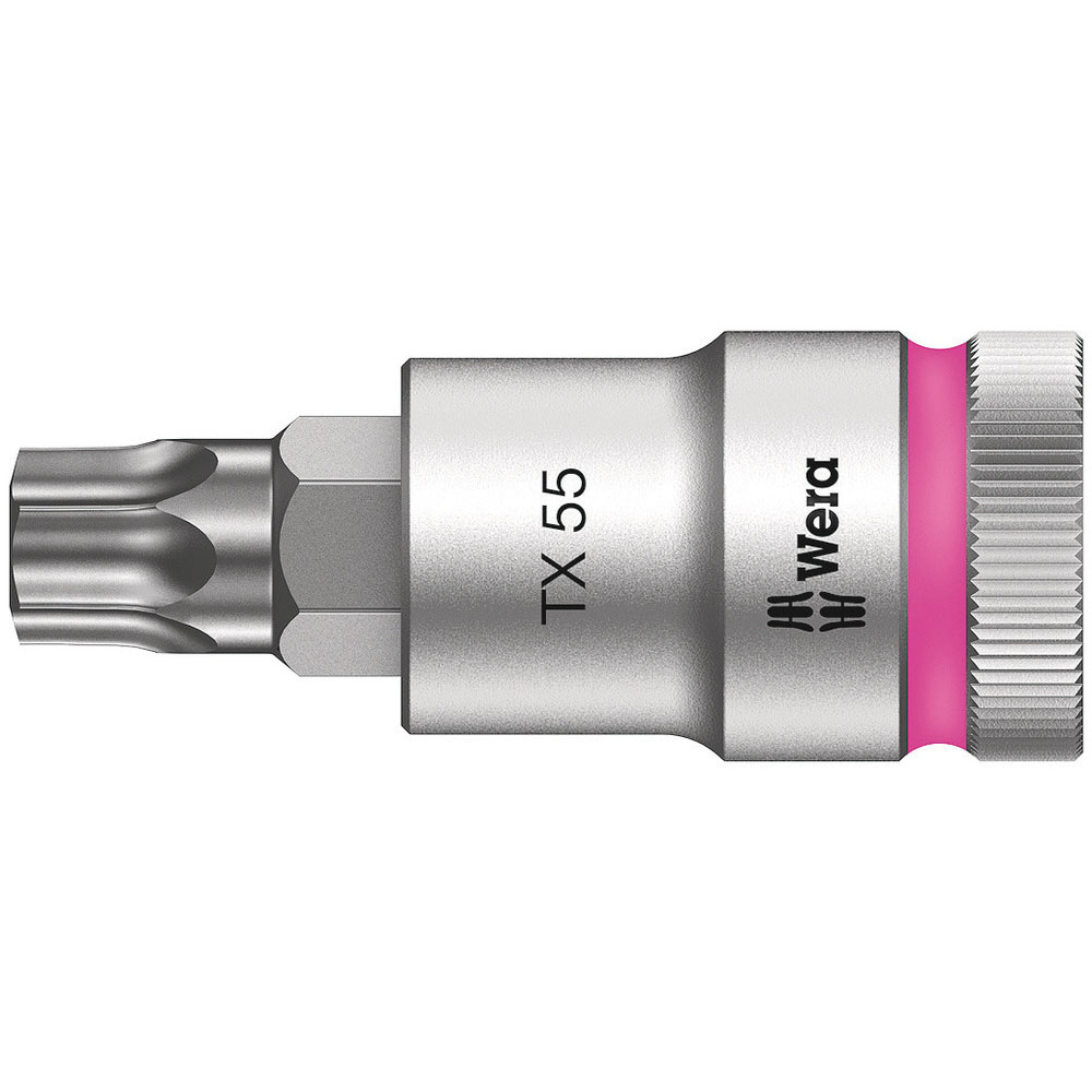 Wera 8767 C HF TX 27 X 140 Mm Socket With Holding Function - 1/2 Inch Drive, Magnetic Bit Holder - View #2
