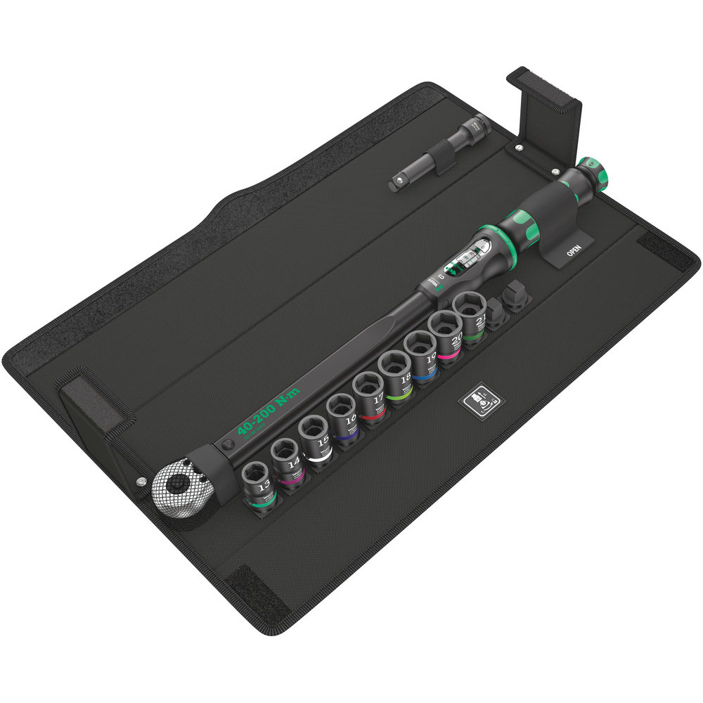 05075681001 Juego de llave dinamométrica con matraca Wera Click-Torque C 3 Set 2 de 11 piezas